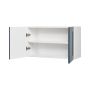 Wall Oven Cabinet 30x18 Shaker Dark Blue