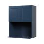 Wall Micro-Wave Cabinet 24x30 Dark Blue