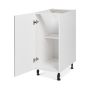 Base Cabinet 1 Door 15 Shaker Light Grey
