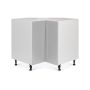 Base Corner 36x36 Shaker Light Grey