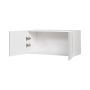 Armoire de réfrigérateur murale 30x14 Shaker gris clair