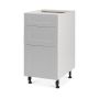 Base 3 Drawers Cabinet 15 6/9/15 Shaker Light Grey