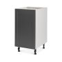 Base Cabinet 1 Door 18 Shaker Moonlight Grey