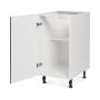 Base Cabinet 1 Door 18 Shaker Moonlight Grey
