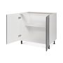 Base Cabinet 2 Door 36 Sink Base Shaker Moonlight Grey