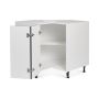 Base Corner 36x36 Shaker Moonlight Grey