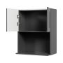 Wall Micro-Wave Cabinet 24x30 Moonlight Grey