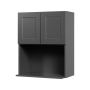 Wall Micro-Wave Cabinet 24x30 Moonlight Grey