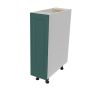 Base Cabinet 1 Door 9 Shaker Dark Green Luminia