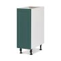 Base Cabinet 1 Door 12 Shaker Dark Green Luminia
