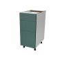 Armoire de Base 3 Tiroirs 15 6/9/15 Shaker Vert
