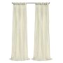 Panneau de Rideau Transparent à Double Tête Paloma 52 x 84