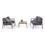 Crystal Crescent Sofa Set
