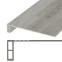 Stone Grey Vinyl Stair Tread & Riser 47.25"x11.8"- 2/Pack