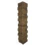 Stacked Stone Post Cover Set 6" ID x 44"