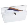 Boîte aux Lettres en Plastique Verrouillable- Blanc