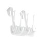 Crochet Utilitaire sur Porte- 12" Blanc