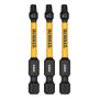 DEWALT FLEXTORQ 2.25" Square #2 3/Pack