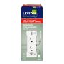Decora Edge White Receptacle 15 Amp - Push. Click. Done