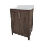 Vanité London 24" brune