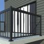 Entourage Straight Railing 36" x 59"