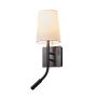 2-In-1 Reading Light Sconce With 2.1A Usb-A & Usb-C Ports