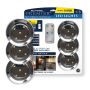 BELL + HOWELL Chrome Puck Lights