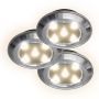BELL + HOWELL Chrome Puck Lights