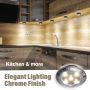 BELL + HOWELL Chrome Puck Lights