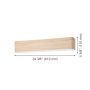 Dublin Led Vanity Light With Wood Effect Finish
