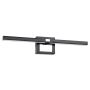 Pierro LED Vanity Light, Black and Chrome Finish