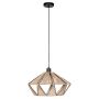 Adwickle 17.5" Black Dual Mount Pendant Light