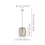 Romazzina Pendant Light- Light Sand Finish