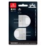 LED Directional Automatic Plug-In Night Light, 3000K- 2/Pack