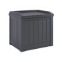 Coffre de terrasse avec siège 22 gal - cyberspace