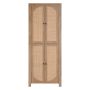 Display Cabinet With Arched Rattan Doors