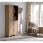 Display Cabinet With Arched Rattan Doors