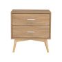 Night Stand With Two Drawers