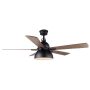 LYRIC 52" Matte Black Ceiling Fan