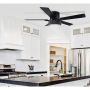 REXTON 52" Ceiling Fan - Matte Black