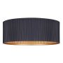 REXTON Matte Black Flushmount Light