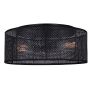 BELLAMY Matte Black Rattan Flushmount Light
