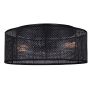 BELLAMY Matte Black Rattan Flushmount Light