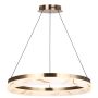 ELYNN Marble Glass/Gold Chandelier