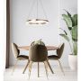 ELYNN Marble Glass/Gold Chandelier