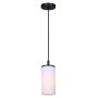 KINSLEA Flat Opal/Matte Black Pendant Light