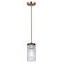 JENNER Matte Black and Gold Pendant Light