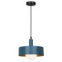 Daylon Blue Shade/Black Pendant Light