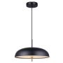 KELVIN Matte Black and Gold Pendant Light