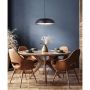 KELVIN Matte Black and Gold Pendant Light
